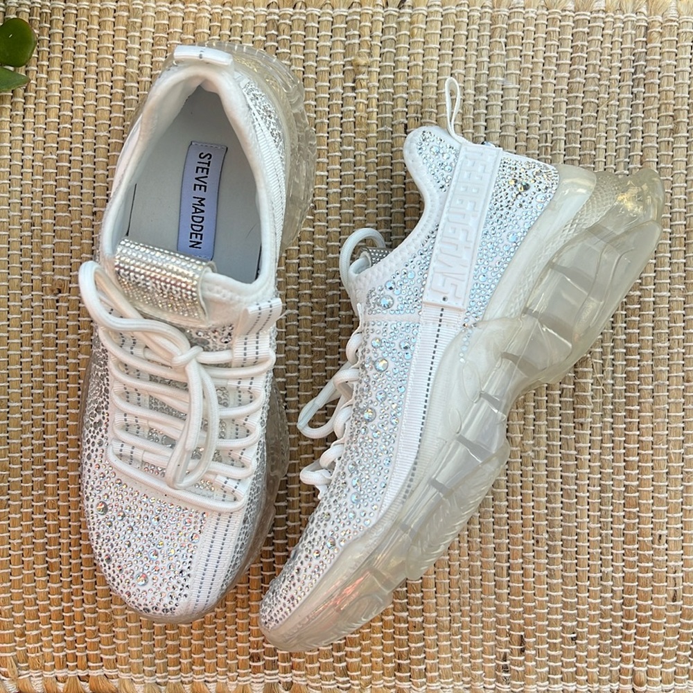 SOLD Brand New Steve Madden Rhinestone sneakers